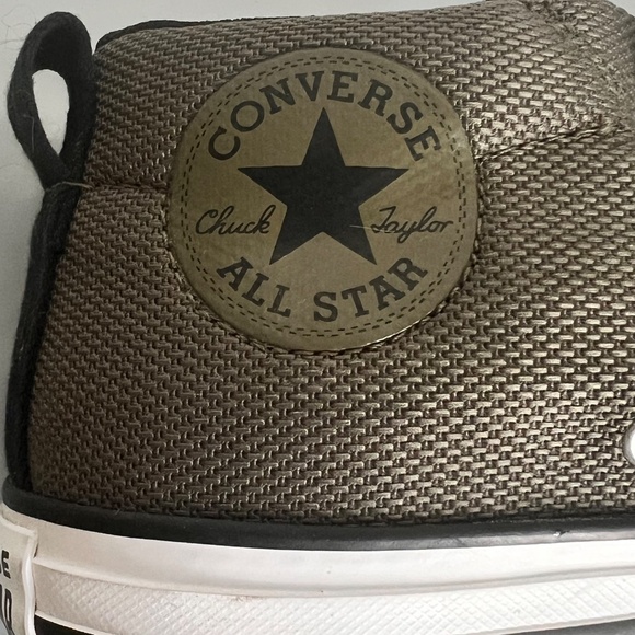 Converse Kids Chuck Taylor All Star Street Basket Weave Mesh Olive Green Sz 2.5 - Picture 7 of 9